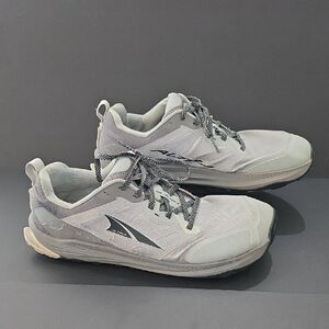 Altra Light Gray and Black Trail Running Shoes